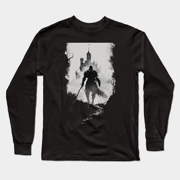 dark soul Long Sleeve T-Shirt by dorapeterx